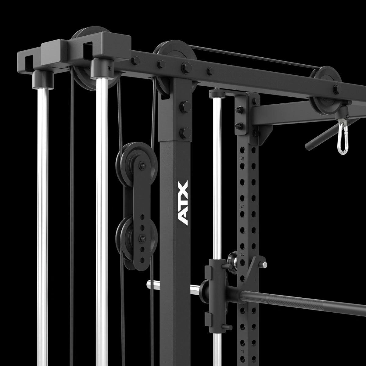 ATX® Latzug-Anbauoption - Plate Load - zu Half Rack HRX-510 Seilführung