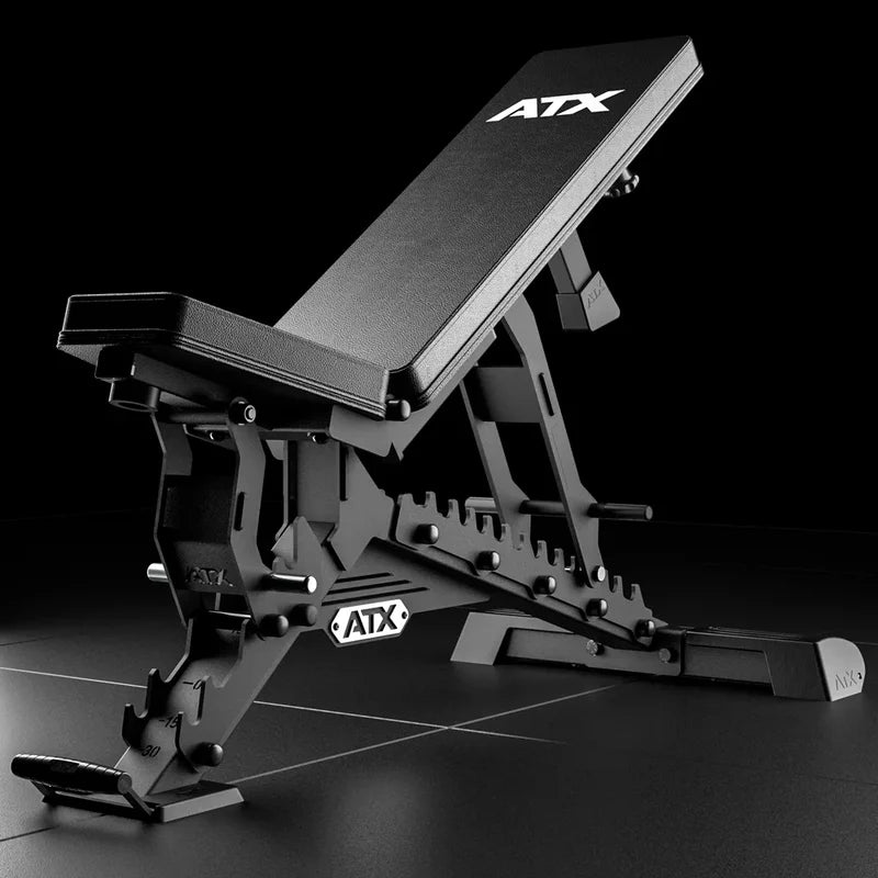 Adjustable weight bench, flat bench, and press bench for home gym and studio