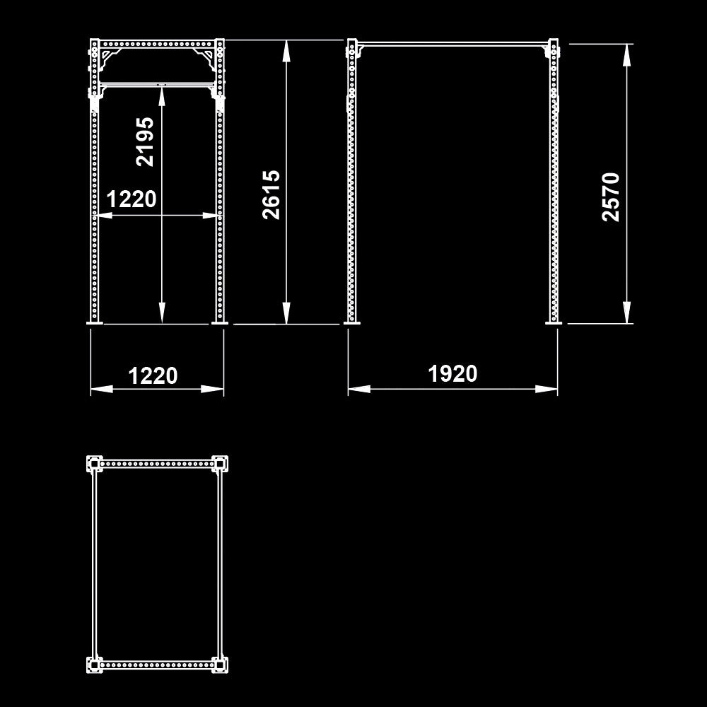 ATX® Functional Rig 700 - Standard 1 Maße