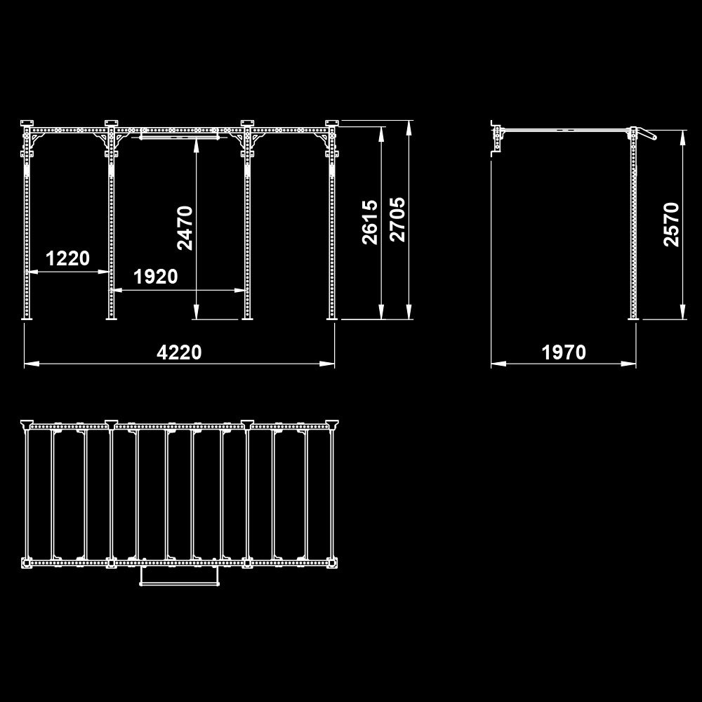 ATX® Functional WALL RIG 700 - Ladder 3