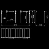 ATX® Functional WALL RIG 700 - Ladder 4 Maße