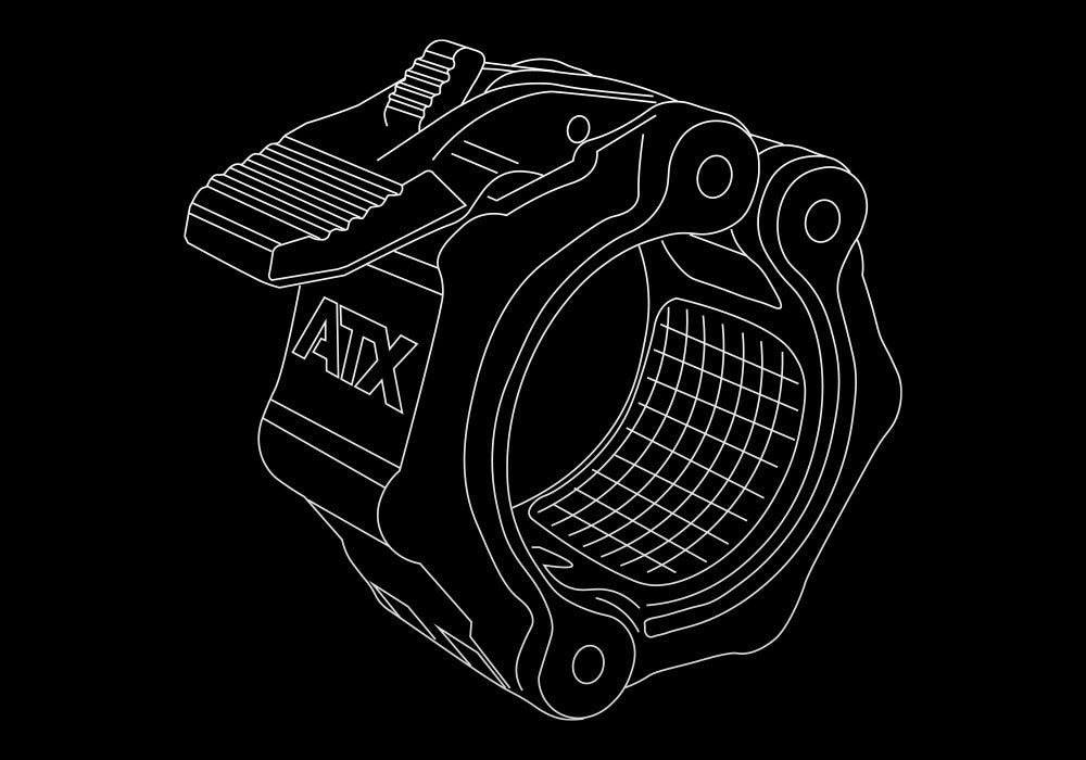ATX® Kompressionsverschluss Pro mit Sicherung Isoansicht