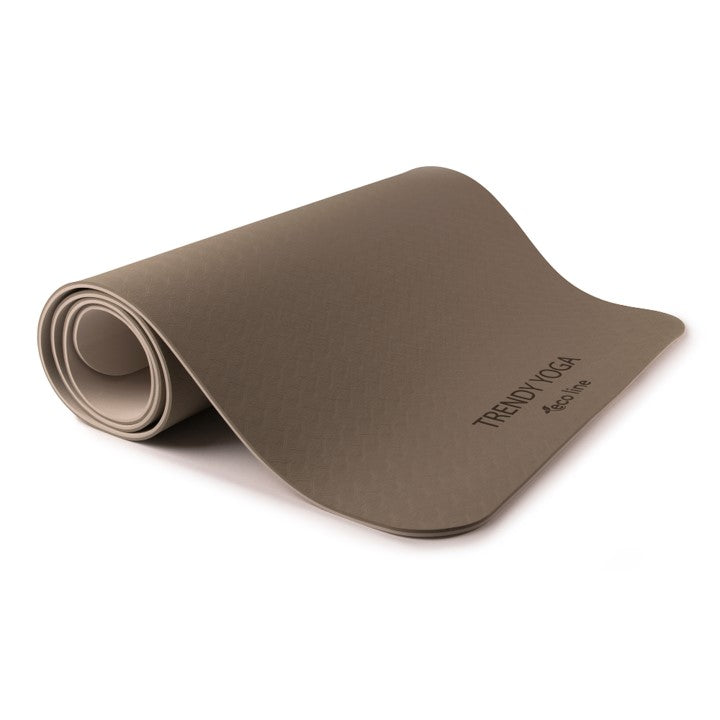 Yogamatte Eco-Line Set 180 x 60 x 0,6 cm beige