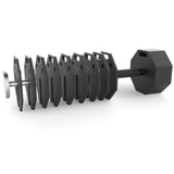 ATX® Verstellbare Kurzhanteln - Octa Dumbbells - 2 x 36 kg Aufbauansicht