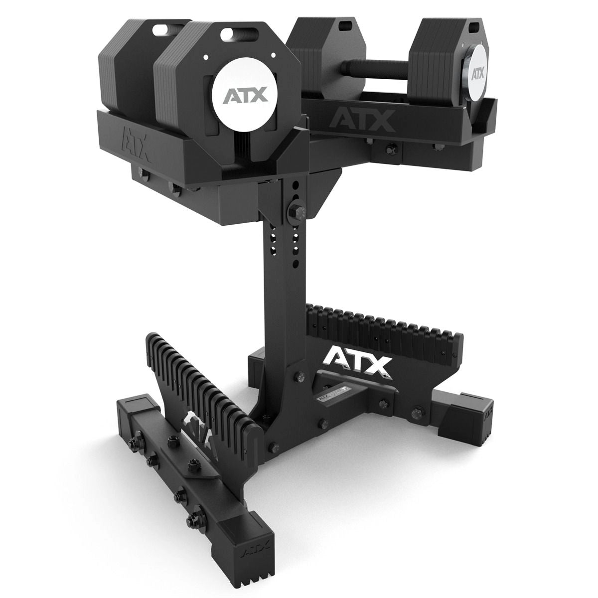 ATX® Adjustable Dumbbell Stand - M mit Kurzhanteln