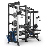 ATX® Cable Cross Rack mit 2 x 90 kg Steckgewichten von der Seite