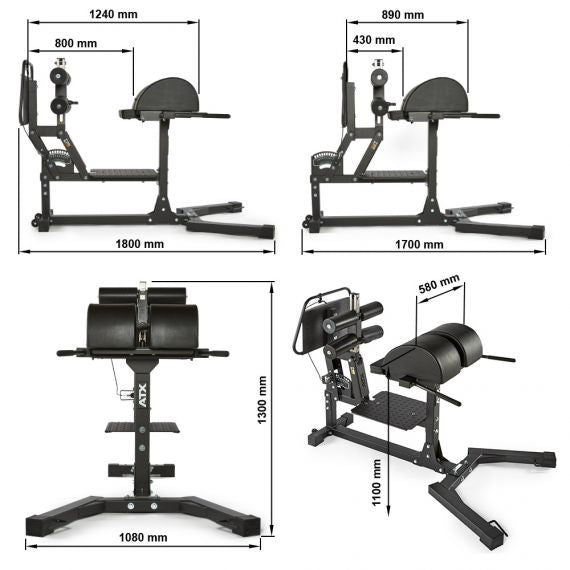 ATX® Glute Ham Trainer Pro