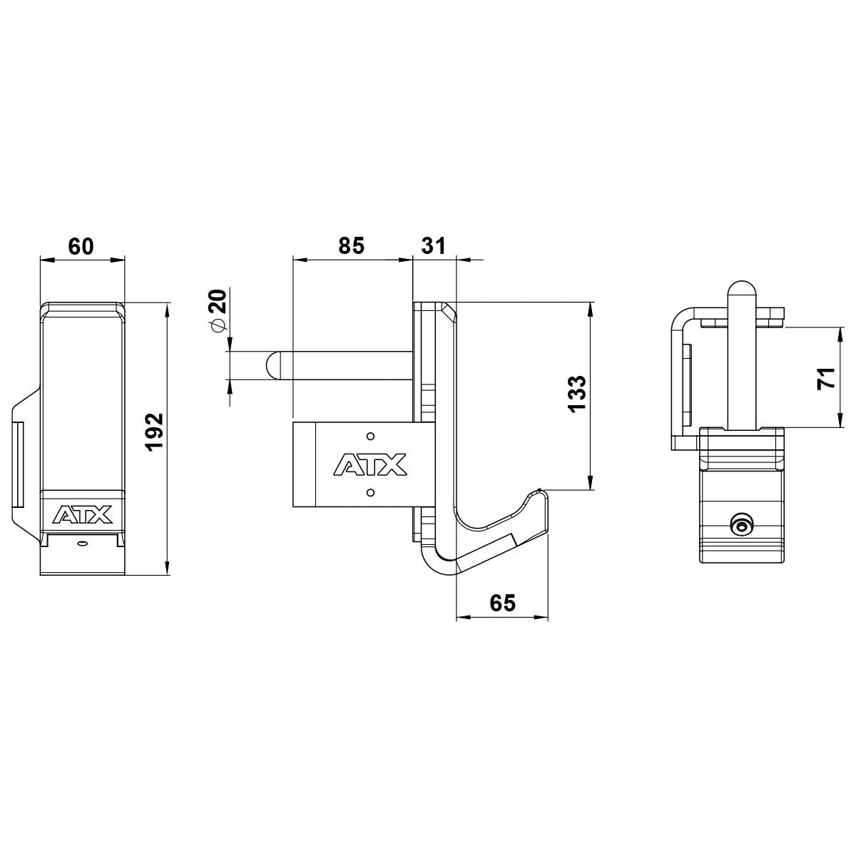 ATX® J-Cups / J-Hooks Series 700