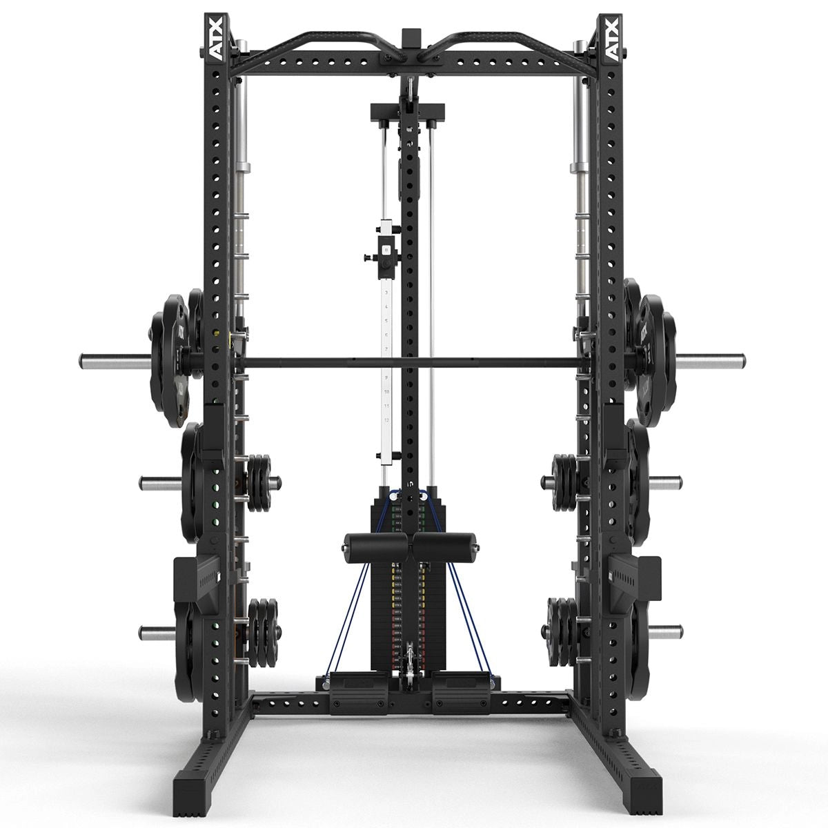 ATX® Multipresse-Rack 780 Komplettstation Frontansicht mit Zubehör