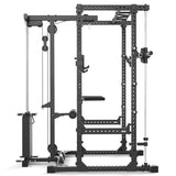 ATX® Power Rack Komplettstation 640/660 - mit J-Hooks, Dip Barren und Flip Down Spotter
