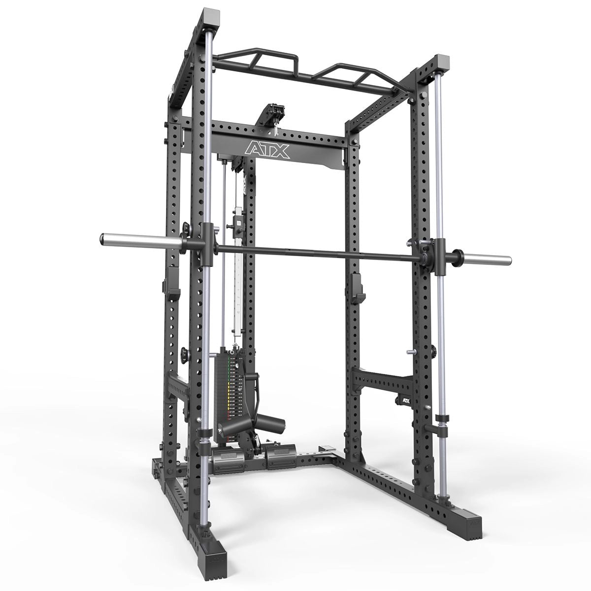 ATX® Power Rack 780 mit Latzug -Steckgewichte & Multipresse