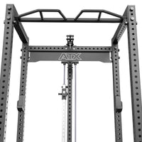 ATX® Power Rack PRX-780 mit Latzug - 125 kg Steckgewichte Logo Schild