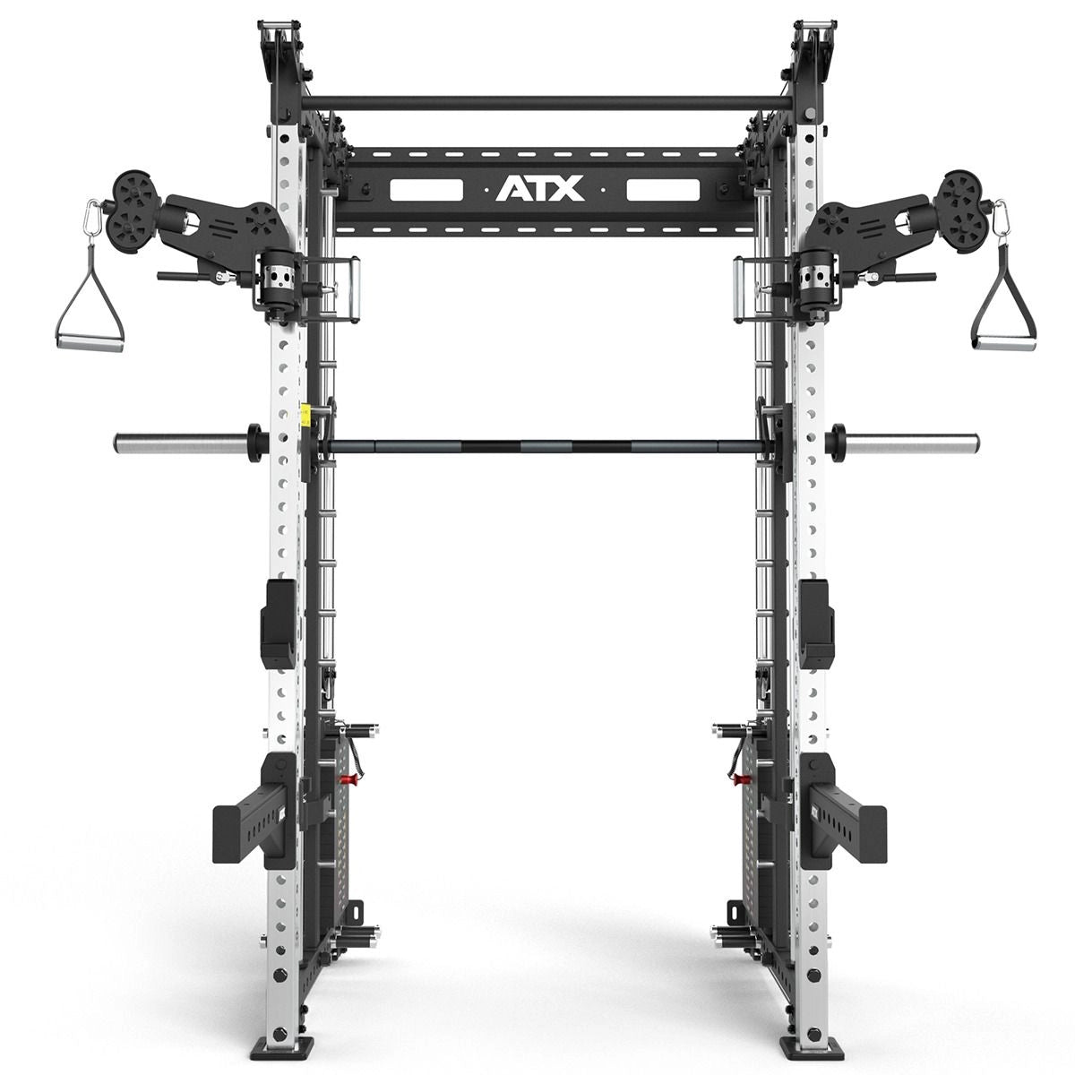 ATX® Rack-Zugstation inkl. Multipresse zur Wandbefestigung Frontansicht