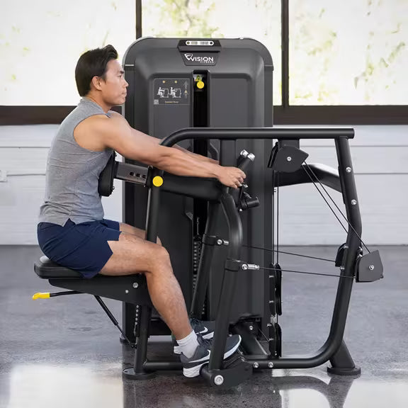 Seated rowing machine – Vision Fitness Keystone