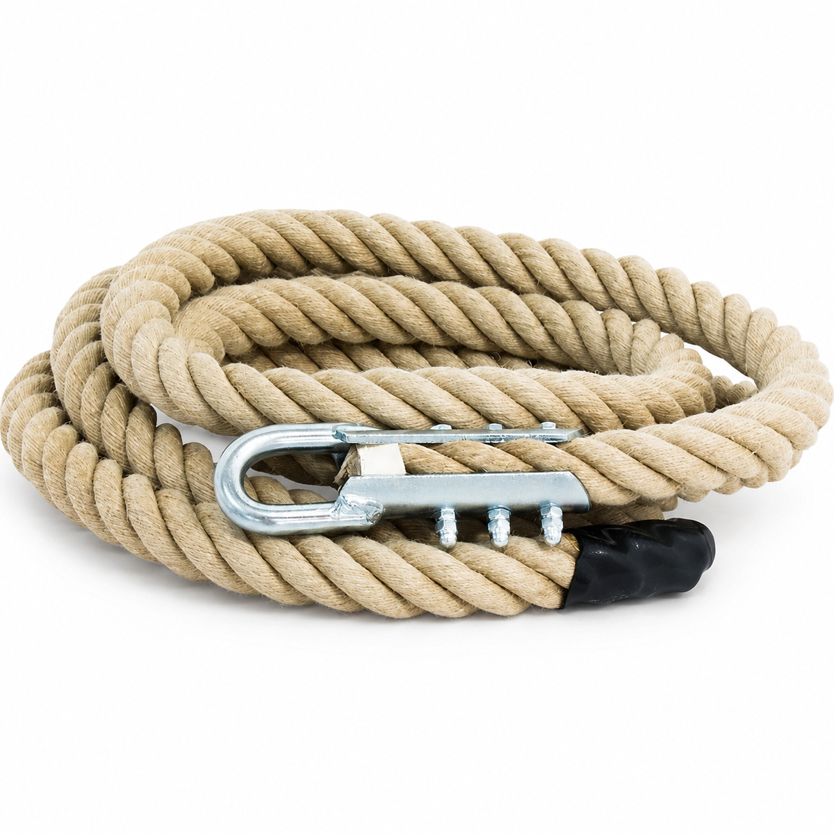 Hemp climbing rope / rope 3.5 meters with eyelet
