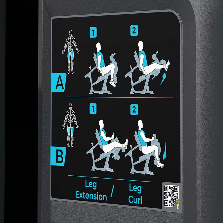 Leg Extension/Leg Curl - Vision Fitness Keystone