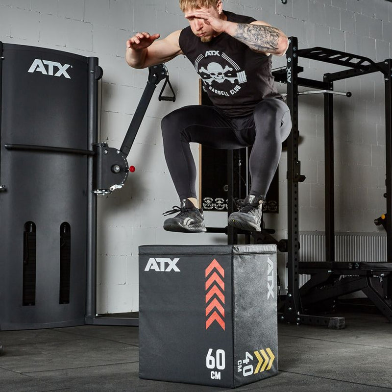Wooden and foam plyo boxes for functional training compared