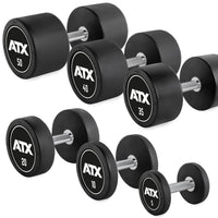 Kompakthanteln Gummi - mit ATX Logo - 2,5 – 60 kg / 2,5 kg Steigerung