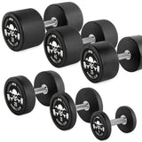 Kompakthanteln Gummi - mit Barbell Club Logo - 2,5 – 60 kg / 2,5 kg Steigerung