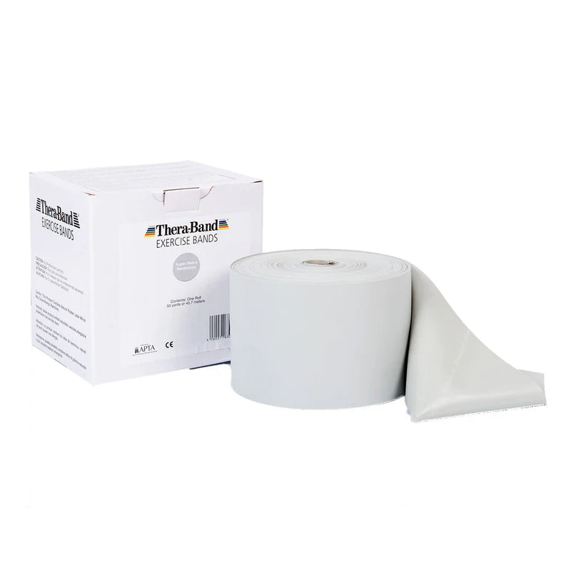 TheraBand Rolle 45,5 m - silber super stark