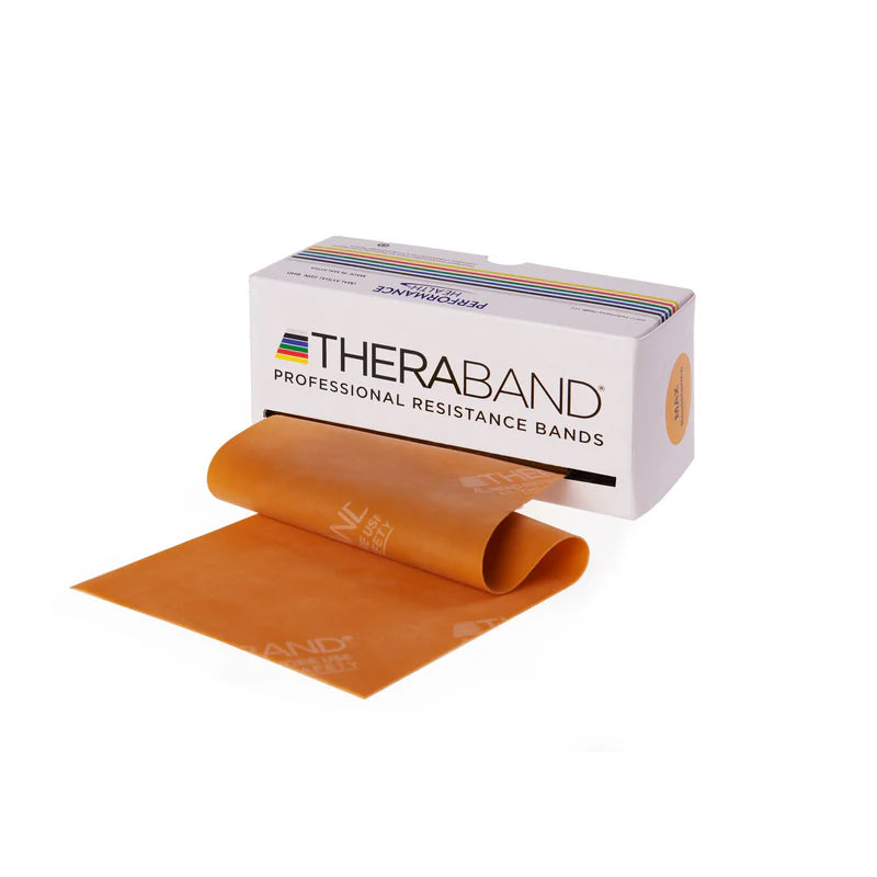 TheraBand 5,50 m gold - max. stark